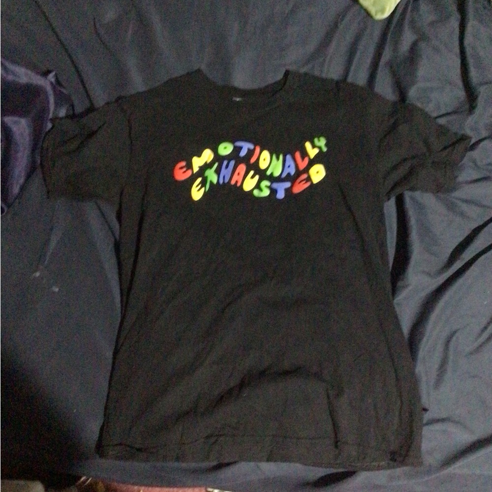 Emotionally exhausted graphic tee